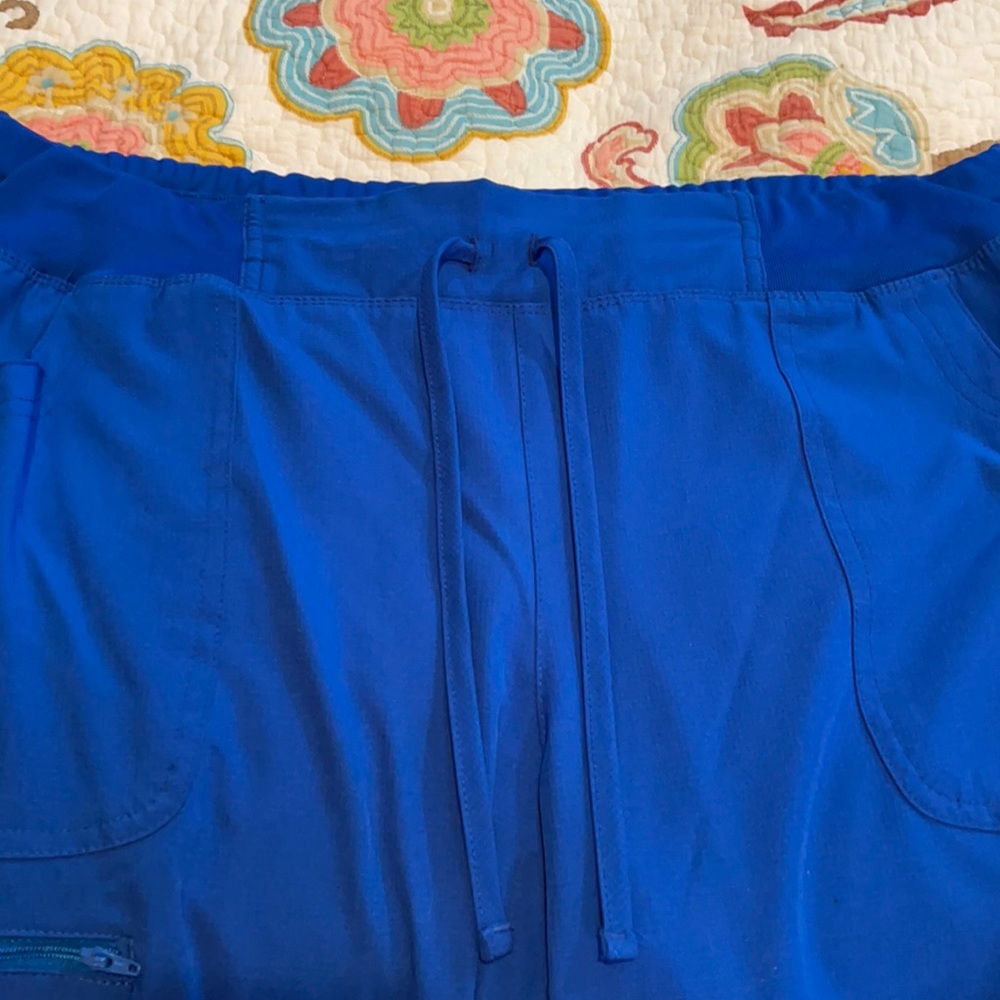 Heartsoul Royal Blue Jogger scrub pants
